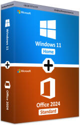 Microsoft Csomag (Windows 11 Home + Office 2024 Standard) (KW9-00641+DG7GMGF0PN5D)