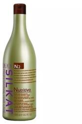 BES SILKAT Nutritivo Sampon Száraz, Tördezett Hajra 1000ml (N1)