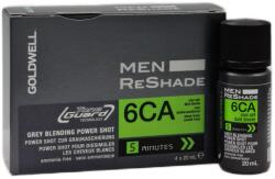 Goldwell Men ReShade Grey Blending Power Shots 4x20 ml ammónia mentes festék 6CA Cool Ash Dark Blonde
