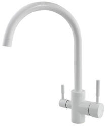 Bivio csaptelep víztisztítóhoz 3-utas, FEHÉR, VOGUE (3W-WT-VOG)