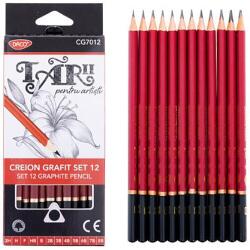 Daco ceruza, 2H, 8B, Fekete