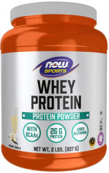 NOW Proteină din zer - Whey Protein (907 g, Vanilie Cremoasă)