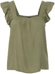 PIECES Női blúz darabok, 17154740, Len/Viszkóz, L INTL, Zöld (0000304915666_L)