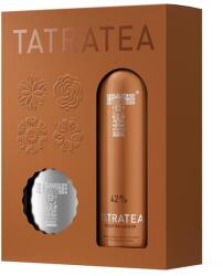 TATRATEA 42% - Őszibarack ajándékcsomag flaskával DRS (0, 7L / 42%) - goodspirit