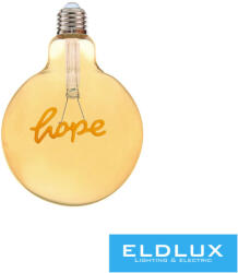 ELDLUX Filamentes design LED izzó - Hope G125 4w 320lm 2500k D125x175mm (2327846080)