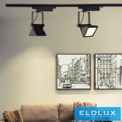 UNIVERSO Egyfázisú sínhez lámpa 30w 2700lm 3000k Ra≥90 90° fekete (3445737799)