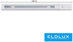 ELDLUX Egyfázisú lámpához 2 in 1 sín fehér 1m (2699146408)