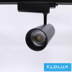 ELDLUX Egyfázisú sínes lámpa 18W 1440lm 4000K IP20 fekete (1650000849)
