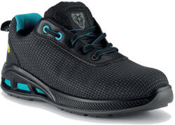 Védőfélcipő S3 WR ESD SRC, kompozit orrmerevítő TOP ELITE MERLIN LOW, fekete, 37