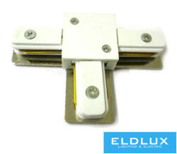 ELDLUX Egyfázisú sínhez T alakú csatlakozó fehér (2606864897)