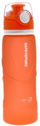 Safe4sport szilikon kulacs, 750 ml, szélsőséges hőmérsékletnek ellenálló, összecsukható, 25, 5x7, 5x7, 5 cm (Bidonsilikownowypomaranczowy)