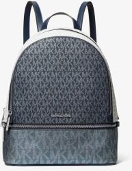 Michael Kors női fémes hátizsák Rhea kék fémes logó