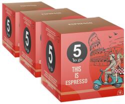 5 to go Cafea 5 to go Espresso kapszula, Dolce Gusto kompatibilis, 48 kapszula, 336 g, 3 db (704384792536)