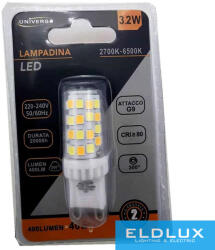 ELDLUX G9 LED izzó 52D 3.2w 400lm CCT (1251733851)