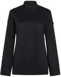 Velilla SHIFT WOMAN - Women’s Coolmax® chef's jacket - fekete (405211wbk)