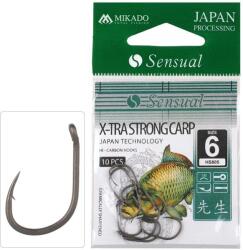 Mikado Sensual X-Tra Erős Ponty Horgok No. 10 Db 10 db (HS805-10DB)