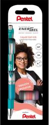 Pentel Rollertoll zselés 0.7mm, Pentel EnerGel BL77-4, írásszín korall, orgona, szürke, türkiz (BL77-4COL3) - web24