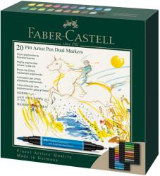 Faber-Castell Faber-Castell Pitt Artist Pen Dual marker, 20 db (FC162020)