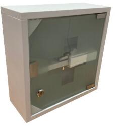 Bathroom Solutions orvosi tárolószekrény, rozsdamentes acél/üveg, 30x12x30 cm, fehér (KO-C80620270A)