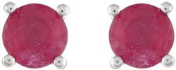 Ezüst Fülbevaló Thai Rubinnal, PCY10974