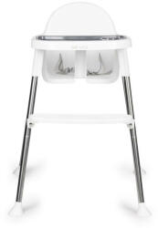  Etetőszék 2 az 1-ben tálcával övekkel fehér