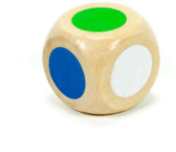  Fa szín dobókocka 1, 5 cm - pepita