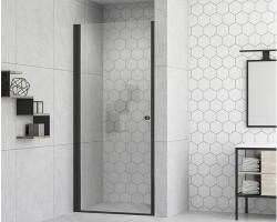 form&style Ușă duș pentru nișă batantă form&style MODENA 90x195 cm profil negru mat sticlă transparentă (K632DB)