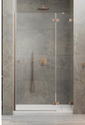 Radaway Ușă nișă Radaway Essenza Pro Brushed Copper DWJ 80x200 cm, deschidere stânga, sticlă transparentă, profil cupru periat (10099080-93-01L)