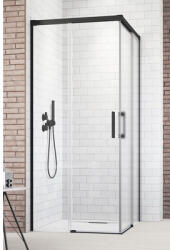 Radaway Ușă duș glisantă Radaway Idea Black KDD stânga 90x200, 5 cm, sticlă transparentă, profil negru (387060-54-01L)