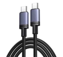 UGREEN L532 adatkábel (Type-C - Type-C, 240W, PD gyorstöltő 3.1, 100cm) SÖTÉTSZÜRKE (65907) (65907)