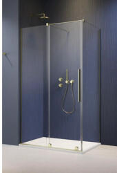 Radaway Ușă duș Radaway Furo Brushed Gold KDJ dreapta, 60x200 cm, sticlă securizată, profil auriu (10104622-99-01R)