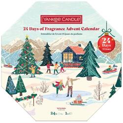 Yankee Candle Yankee gyertya 24 nap illatú adventi naptár 2025 adventi naptár koszorú