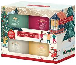 Yankee Candle Apres Ski votív gyertya üvegben 4x37 g