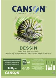 Canson A3 160g, 15 ív rajzpapír blokk (C602308001)