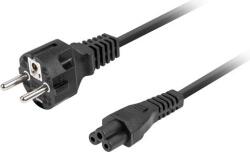 Lanberg Кабел Lanberg CEE 7/7 (MICKEY) -> IEC 320 C5 power cord 1.8m VDE Straight, black (CA-C5CA-15CC-0018-BK) - cybertrade