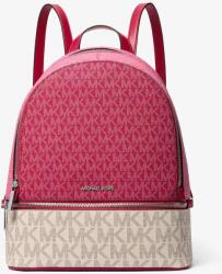 Michael Kors női hátizsák Rhea rózsaszín - logo sötét rózsaszín
