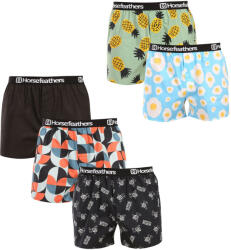 Horsefeathers 5PACK Férfi bő szárú boxeralsók Horsefeathers Frazier Bundle 3 (AM287C) XL - pepita