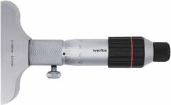  Mechanikus mélységmérő mikrométer, talppal, 0 - 150 mm skálával
