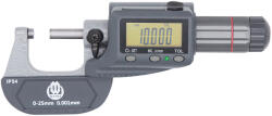 Kültéri digitális mikrométer IP54, Skála 50 - 75 mm / 2 - 3