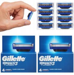 Gillette Eredeti Pengék Utántöltők Gillette Mach 3 Turbo Borotvához 8 db (7702018416400)