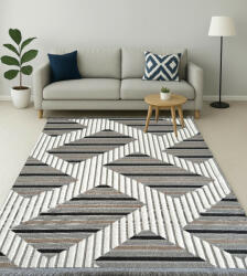  Modern szőnyeg Bohemian (C. Antrasit) 200x290cm Szürke-Bézs