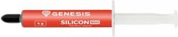 GENESIS Pasta Termoconductoare GENESIS SILICON 900 4g, conductivitate 12.8W/mK, densitate relativa 2.8/cm3, temperatura de mediu intre -50/250°C (NTG-2329) - shoppix