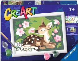 Ravensburger Set pictură după numere Ravensburger CreArt - O căprioară printre flori (20178)