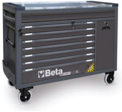  BW RSC24AXXL/A Worker 8 fiókos szerszámkocsi borulásgátló rendszerrel, hosszú modell 1061 darabos szerszámkészlettel