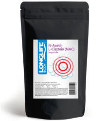 Longlife N-Acetil L-Cisztein (NAC) immunerősítő és nyákoldó kapszula - 180db - vitaminbolt - 8 606 Ft