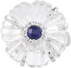  Ezüst Gyűrű Thai Zafírral és Kristály Kvarccal, PCY11567/59