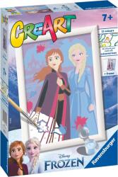 Ravensburger Set pictură după numere Ravensburger CreArt - Regatul Înghețat (20173)