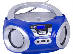 Trevi CMP 544BT hordozható CD/Bluetooth/FM/USB/AUX kék boombox