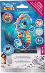 Craft Buddy Set de broderie cu diamante Craft Buddy - Crystal Art Buddies: Libelulă, 7 piese (CBCAFGR-31GEN048)