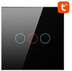 Avatto LZTS02-EU-B3 TUYA világításkapcsoló fekete (LZTS02-EU-B3) (LZTS02-EU-B3)